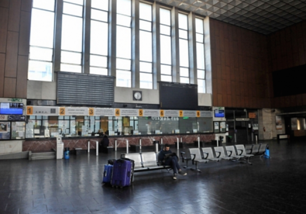 Greek empty station