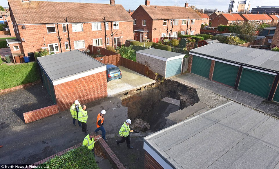 Newcastle sinkhole
