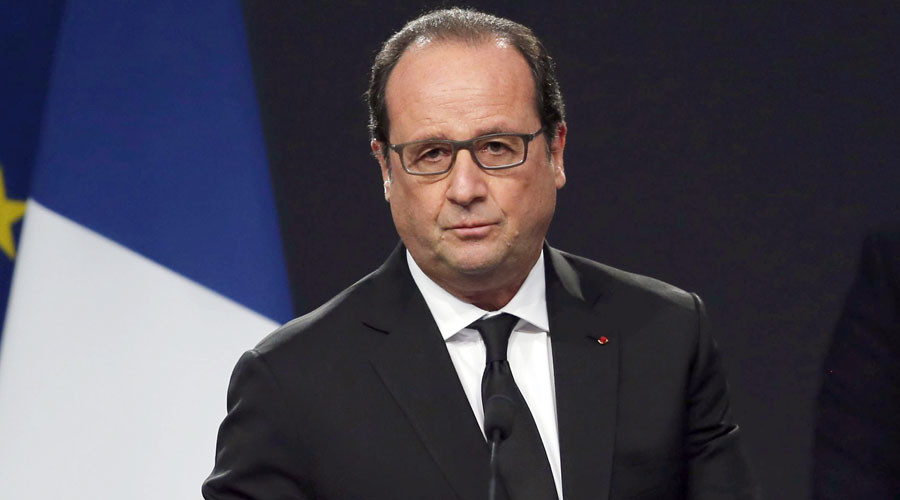 France's President Francois Hollande paris bombings