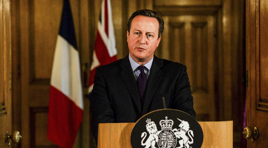 Click to enlarge Britain's Prime Minister David Cameron delivers a statement at Number 10 Downing Street in London, Britain November 14, 2015.