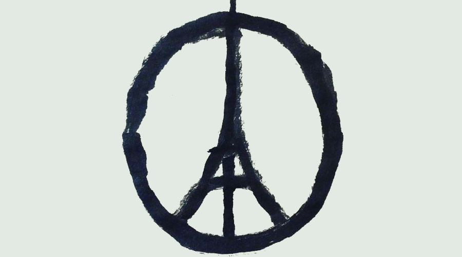 peace paris eiffel
