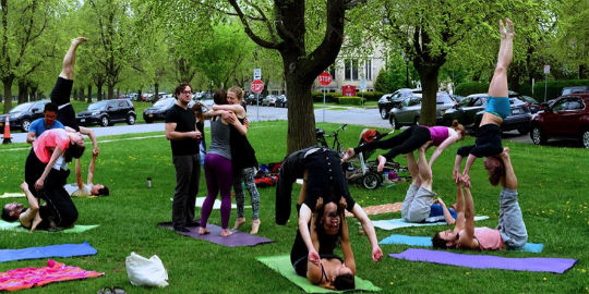 Click to enlarge acro yoga