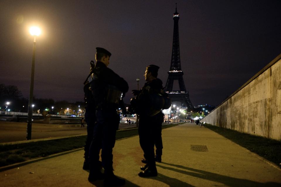 French Police at the Eiffel Tower