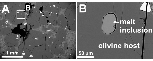 Click to enlarge mineral olivine