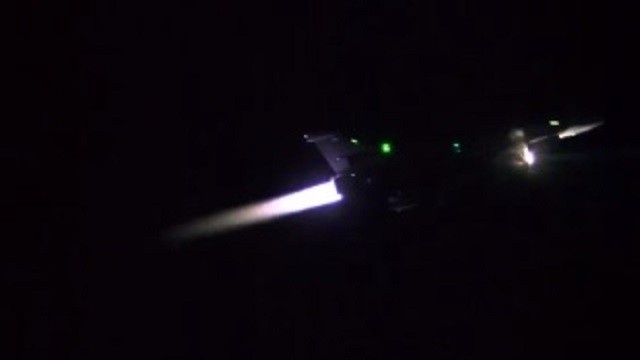 Click to enlarge French airstrike
