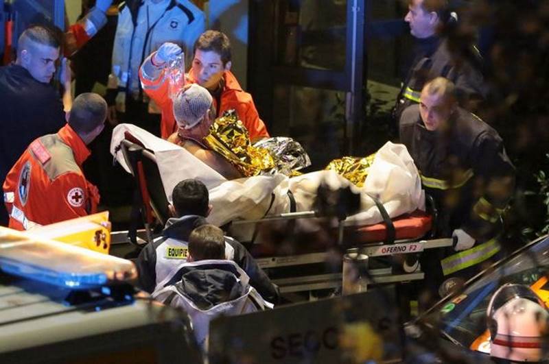 Paris attack emt