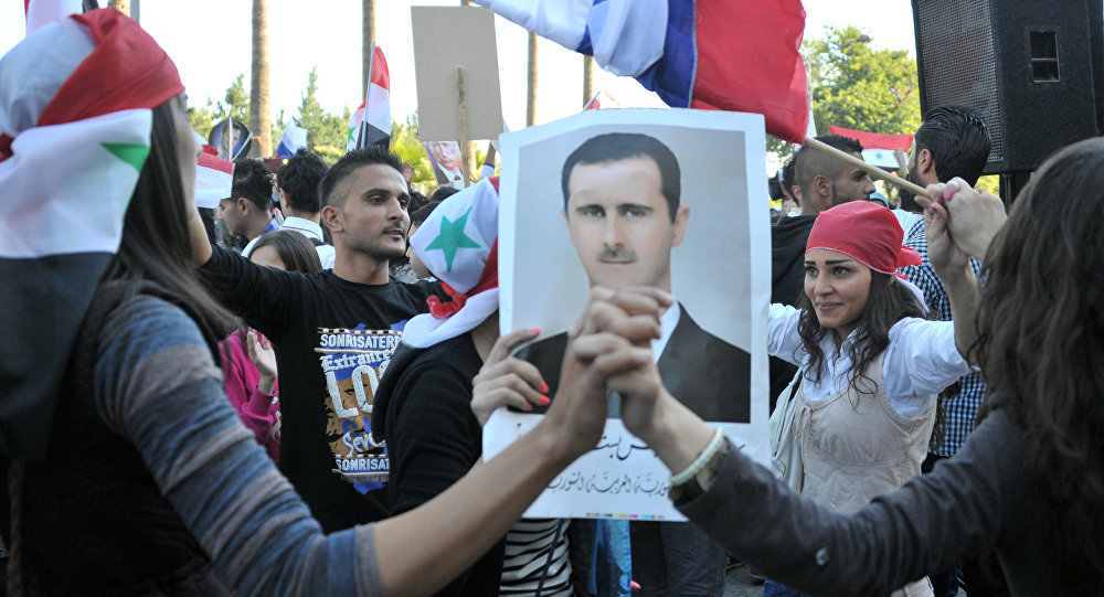 Assad support