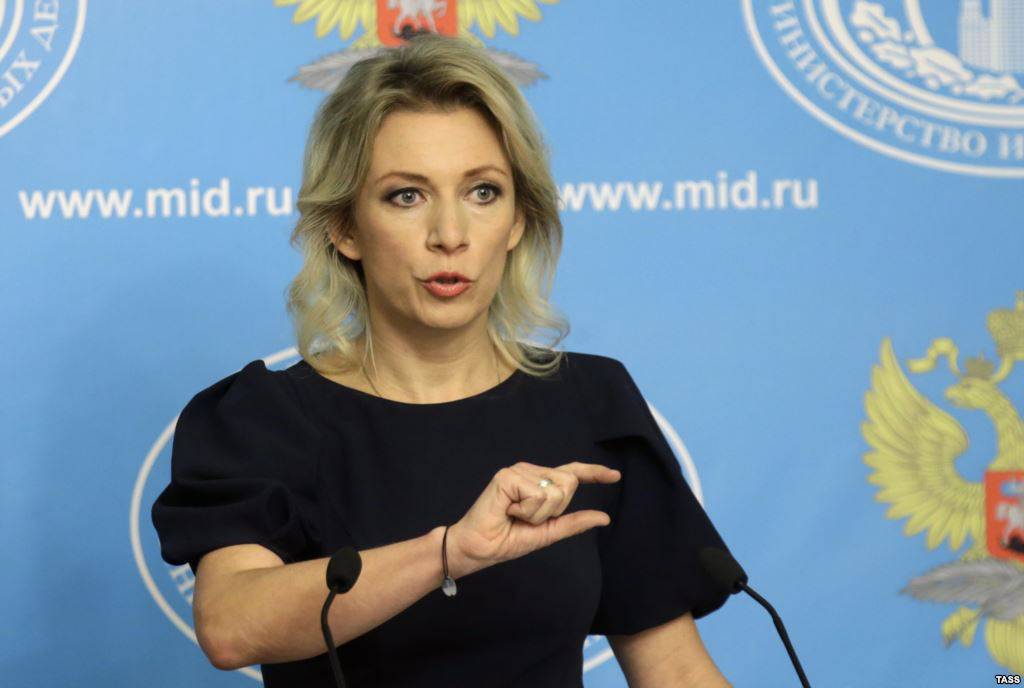 Russian Foreign Ministry Spokeswoman Maria Zakharova
