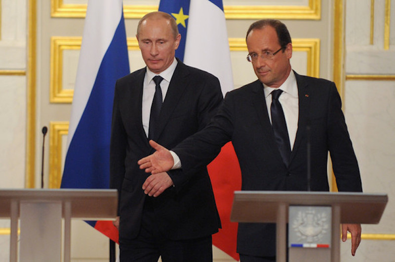 Putin Hollande