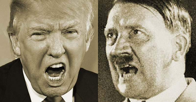 trump and hitler