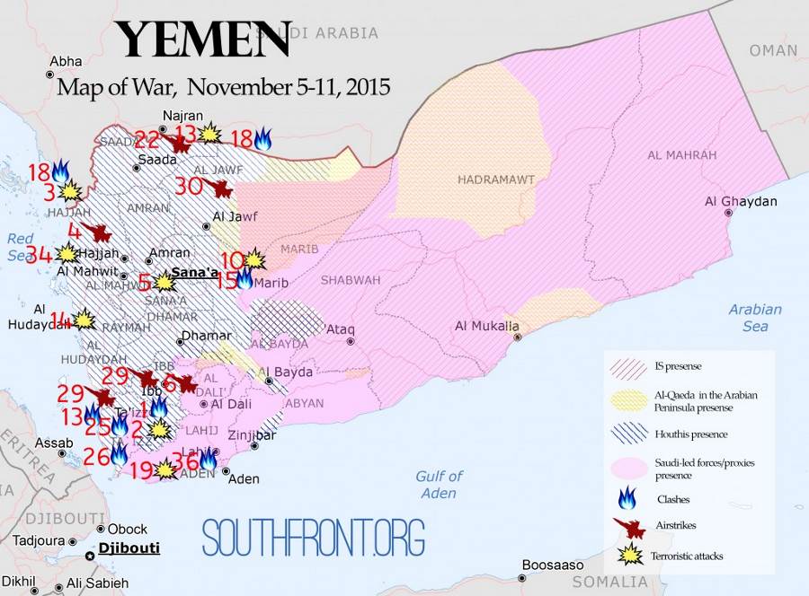 Click to enlarge Yemen war November2015