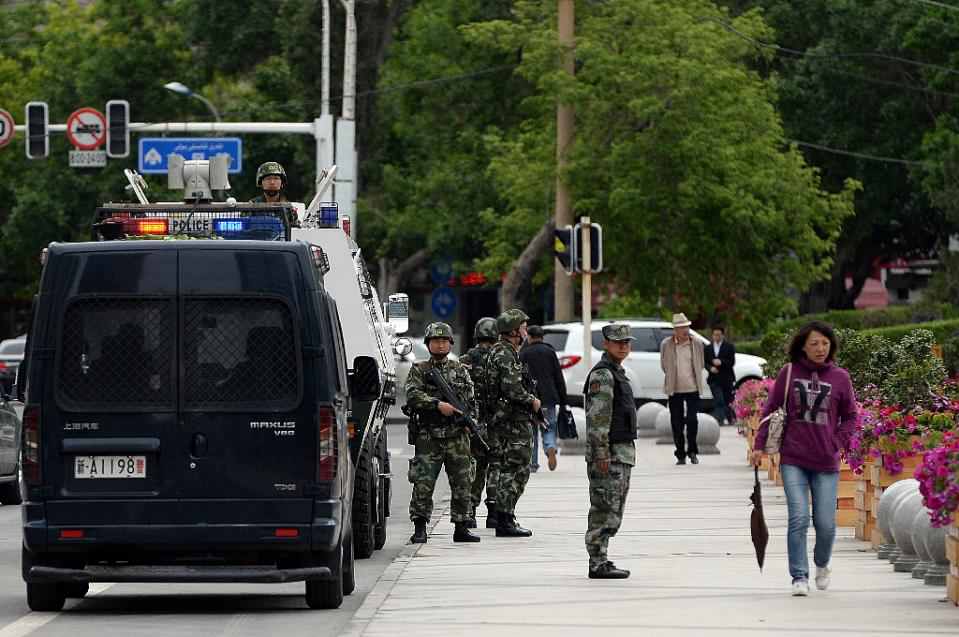 Chinese armed police