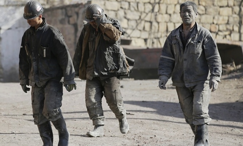 China coal fire