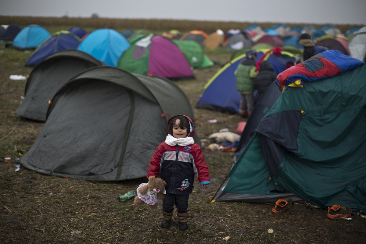 Syrian refugee child
