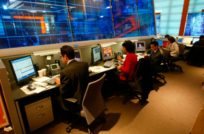 Click to enlarge newsroom