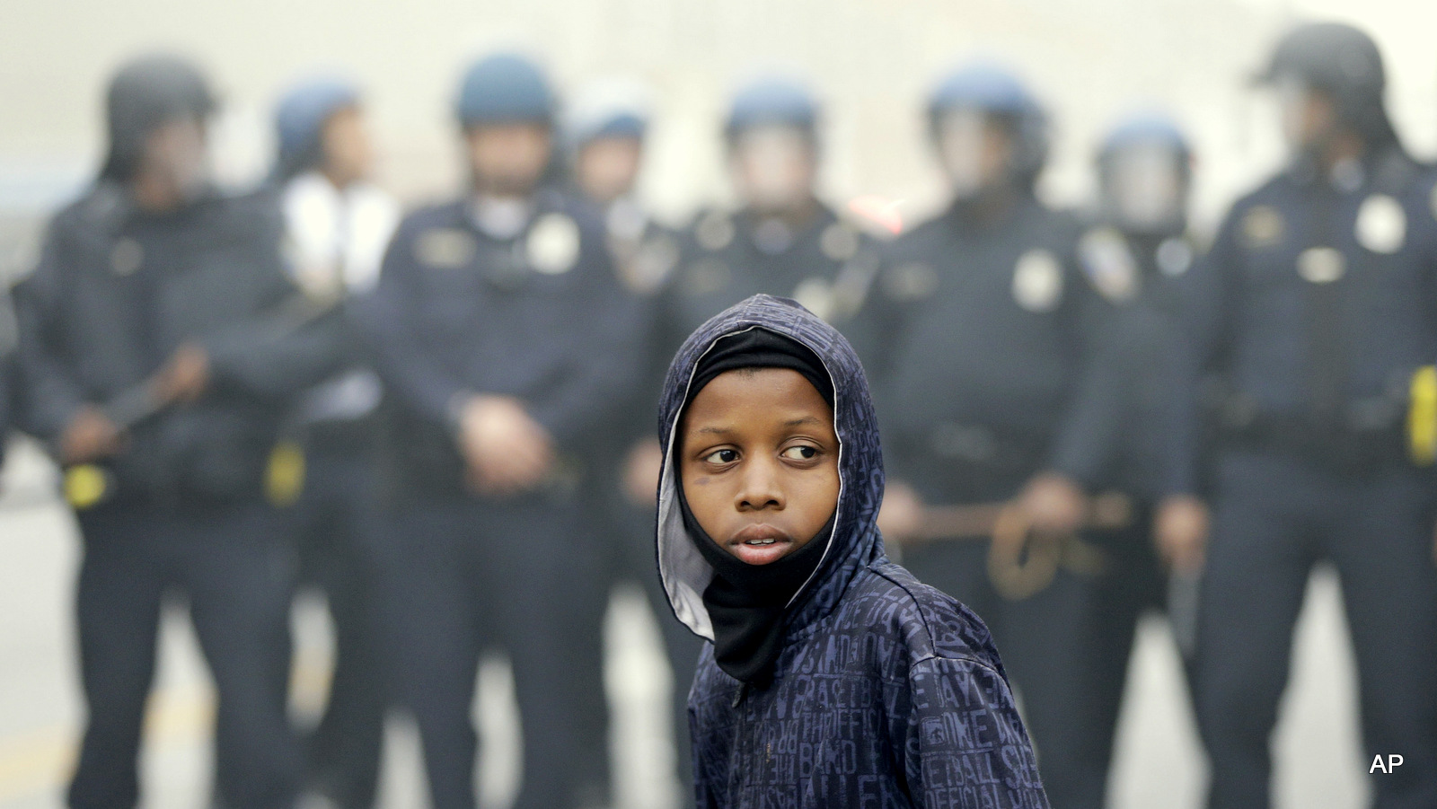 Click to enlarge child protester