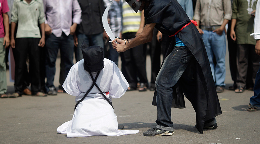 Saudi head choppers