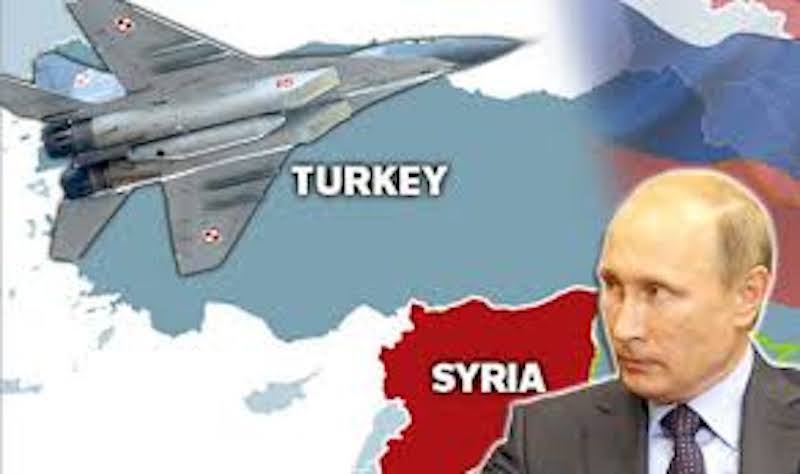 Putin, map
