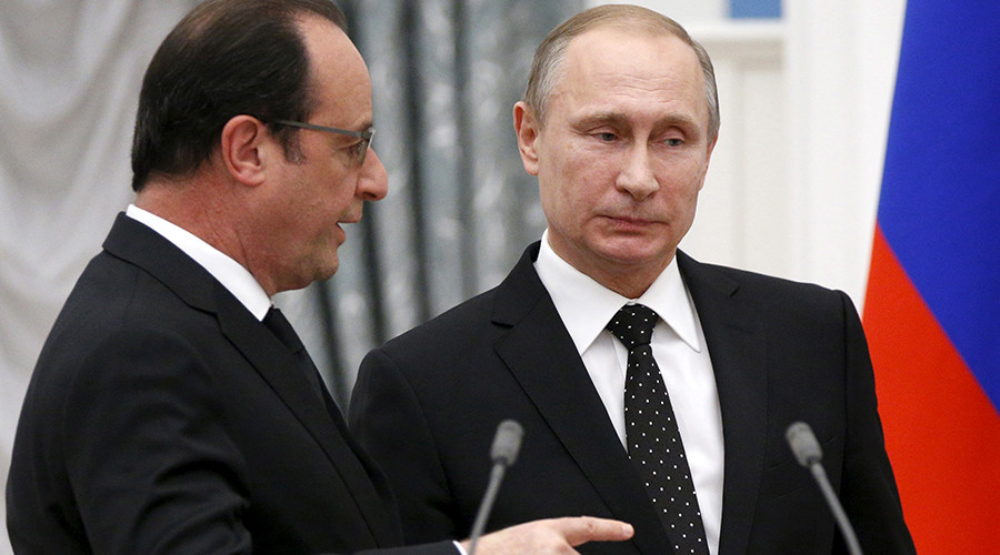 Click to enlarge Putin hollande