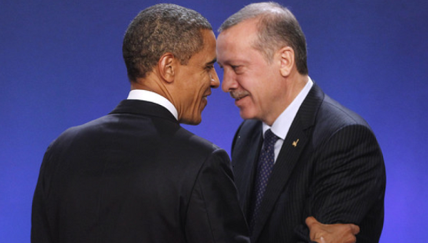 Click to enlarge Turkish President Recep Tayyip Erdogan and U.S. President Barack Obama