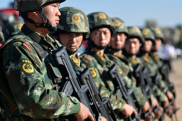 Peacekeeping soldiers