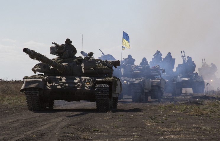 Ukrainian tanks