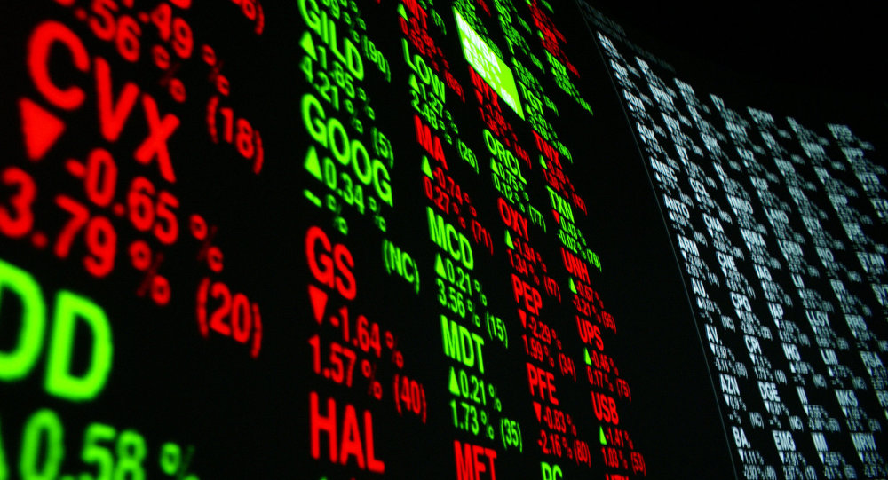 Stock market board