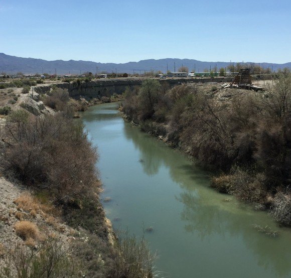 The Humboldt River near Lovelock, Nevada