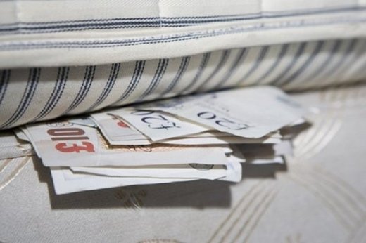 Click to enlarge Cash Under Mattress