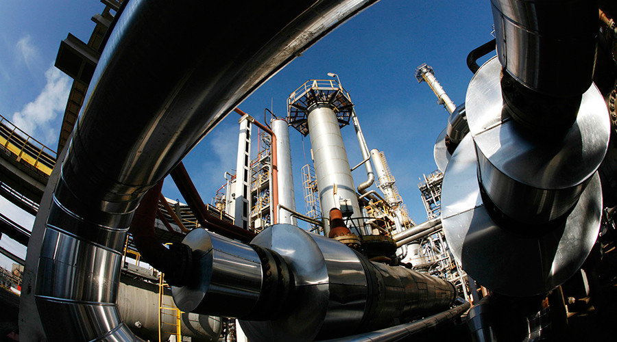 Russian oil plant