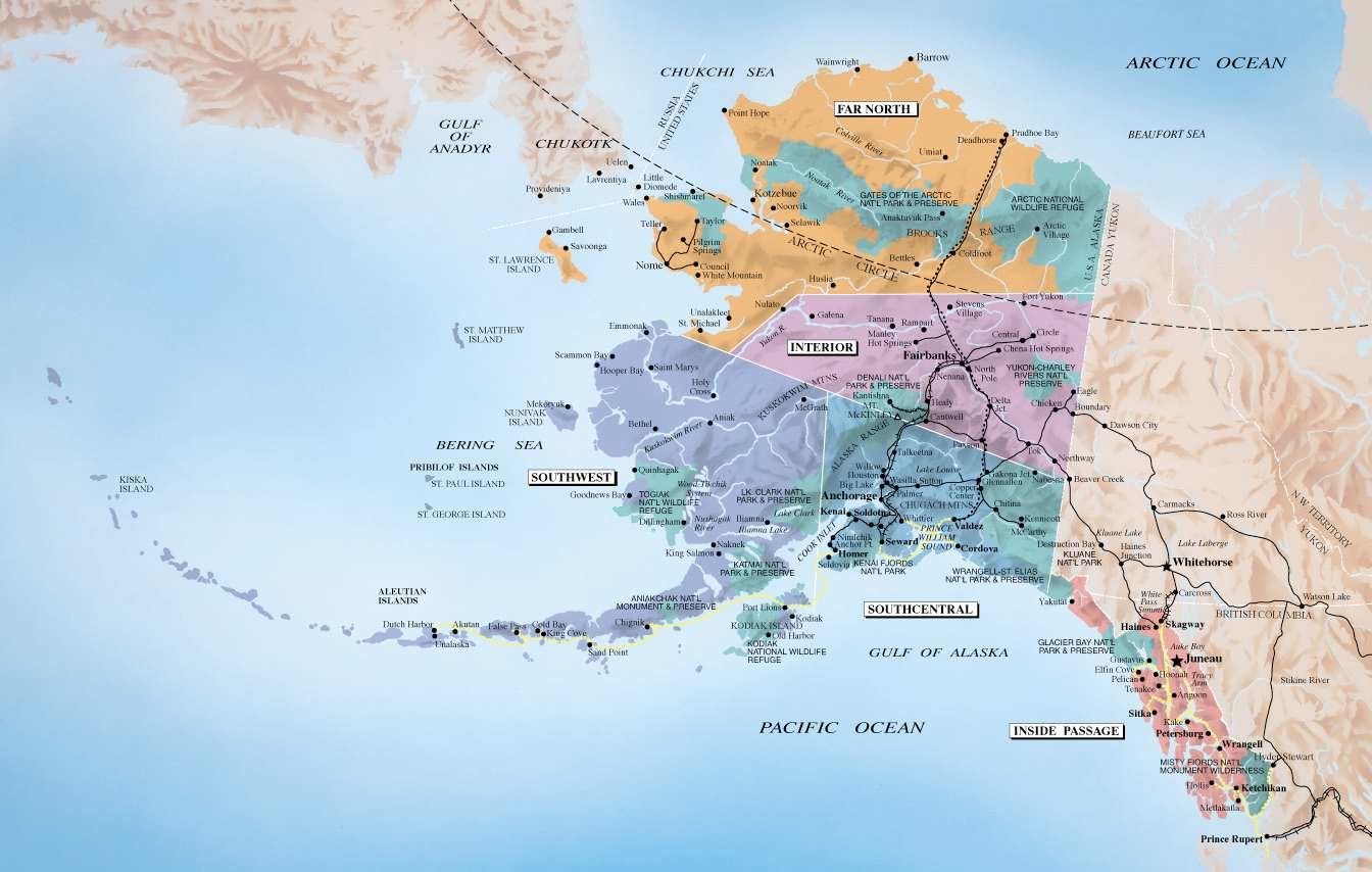 map alaska