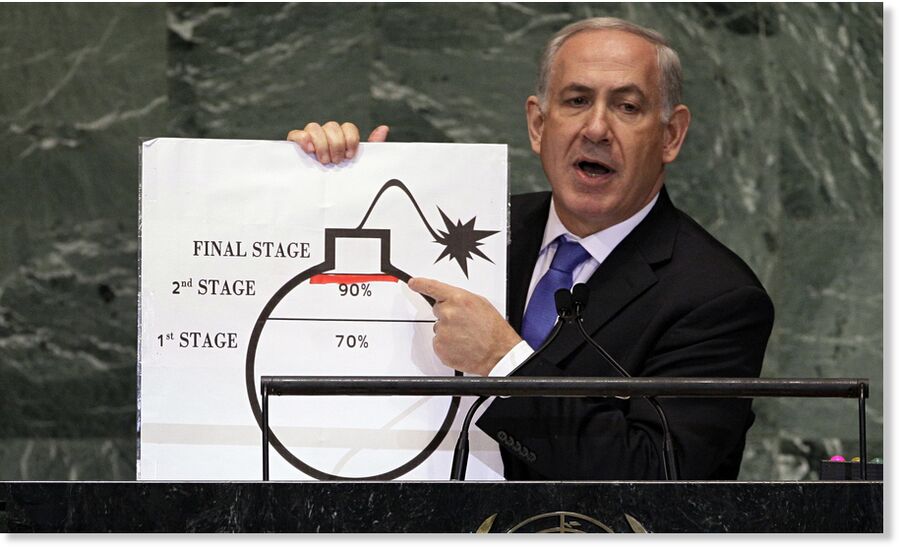 Netanyahu Bomb Iran