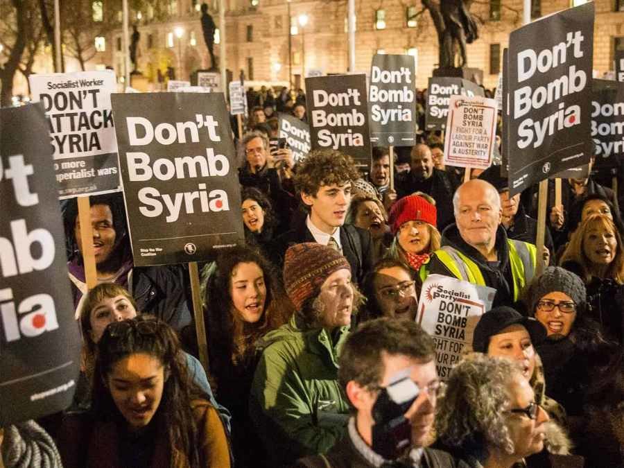 'Stop the War' supporters
