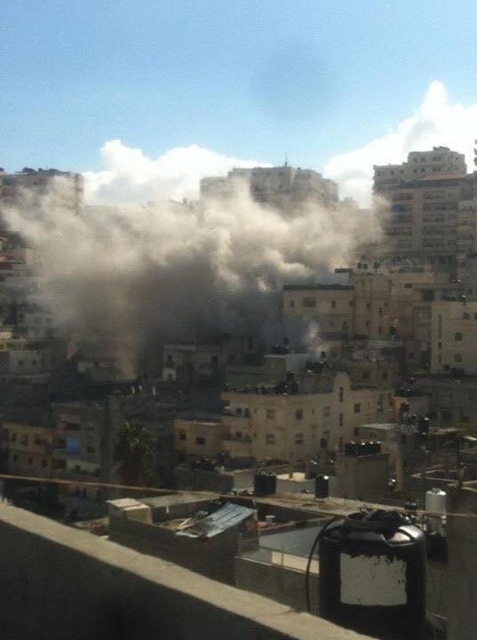 Click to enlarge Palestinian family home destroyed