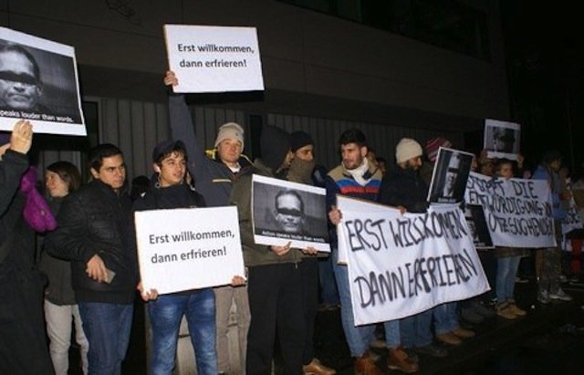 Germany Protest refugees