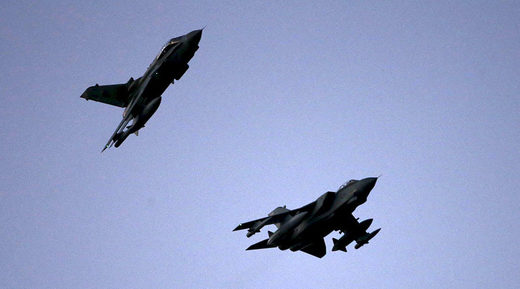 AF Tornados fly above RAF Akrotiri in southern Cyprus December 3, 2015