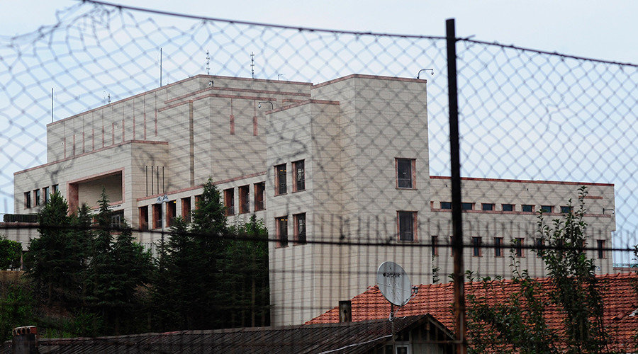 The U.S. consulate building in Istanbul, Turkey