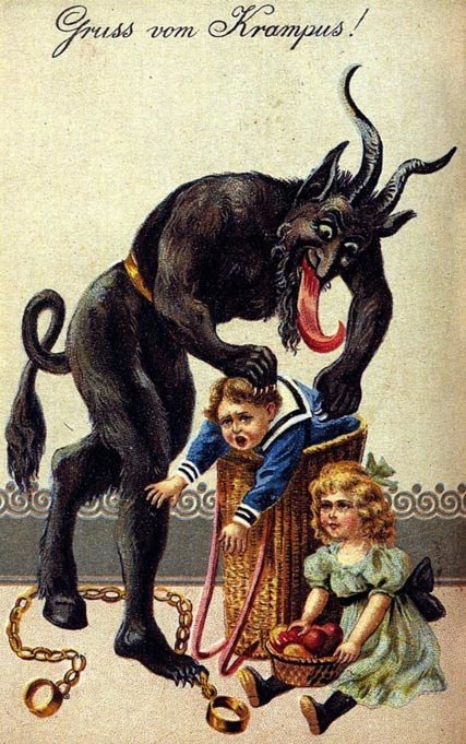 Click to enlarge greeting card krampus