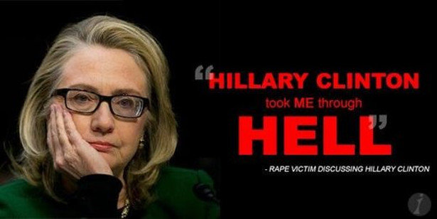 Hillary clinton rape victims