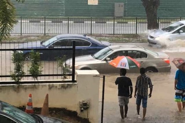 Singapore flooding