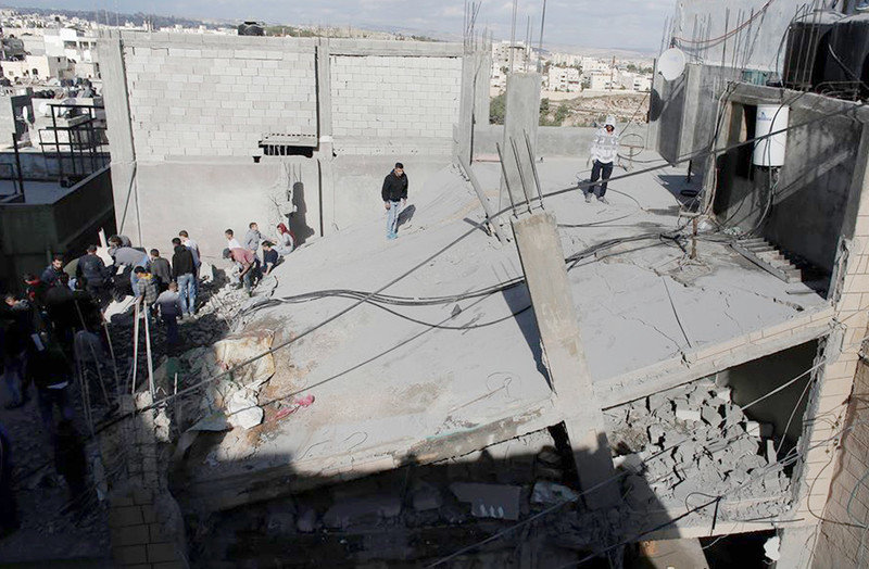 Demolished home Palestine
