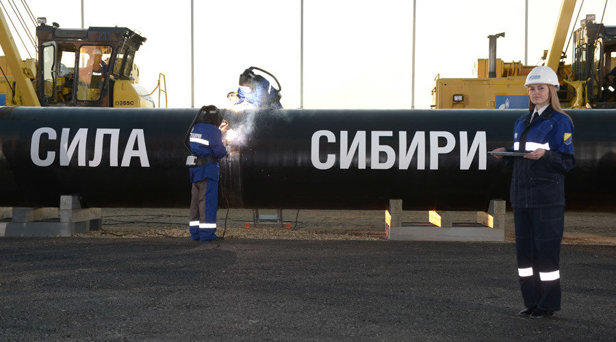 Gazprom pipe