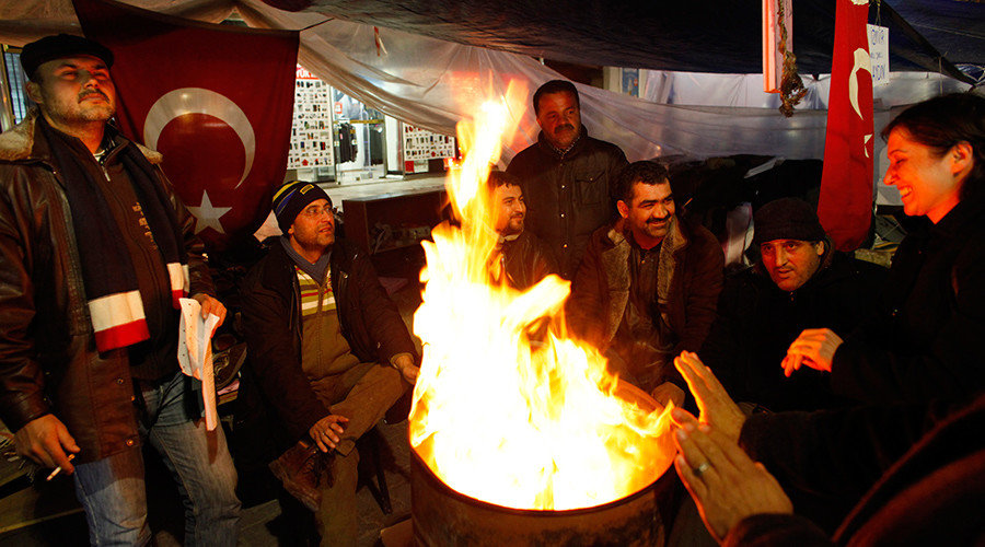 Turkish protesters