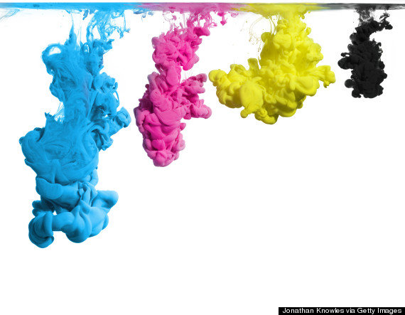 Paint in water