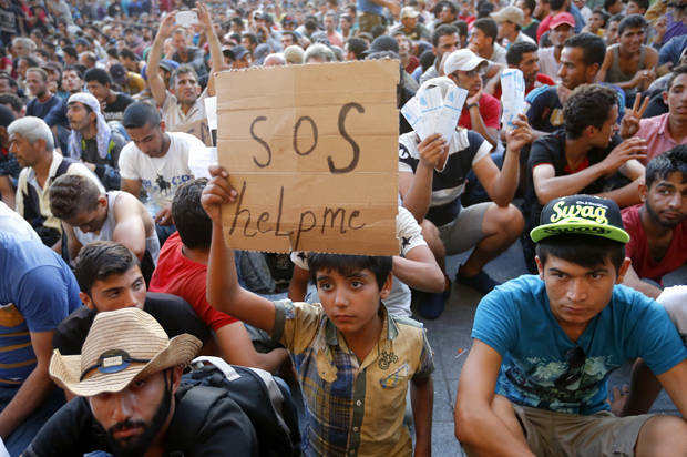 Click to enlarge hungry migrants