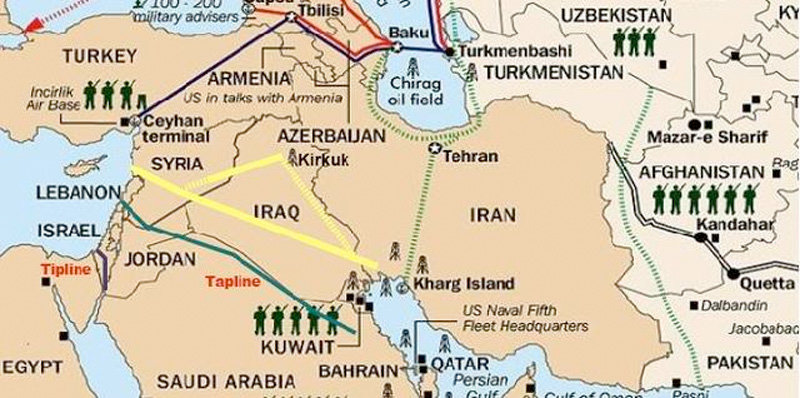 Syria gas pipelines