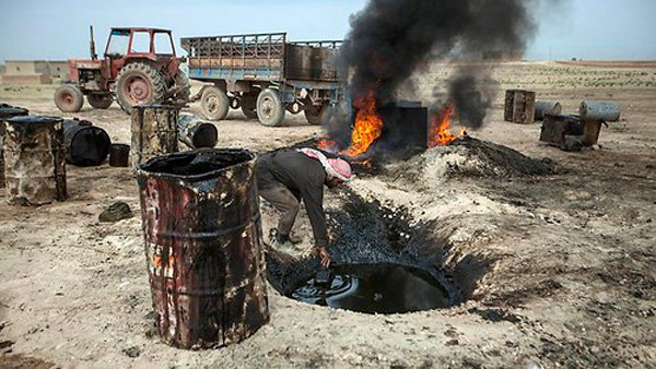 Syria oil field