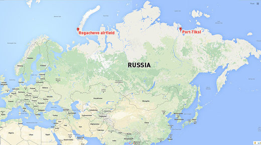 S-400 arctic map