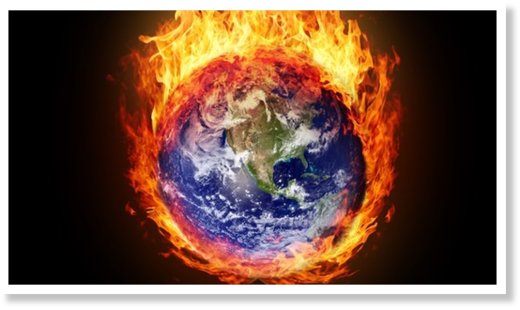 earth burning
