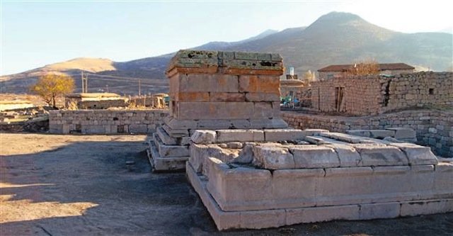Pyramidal mausoleum Turkey
